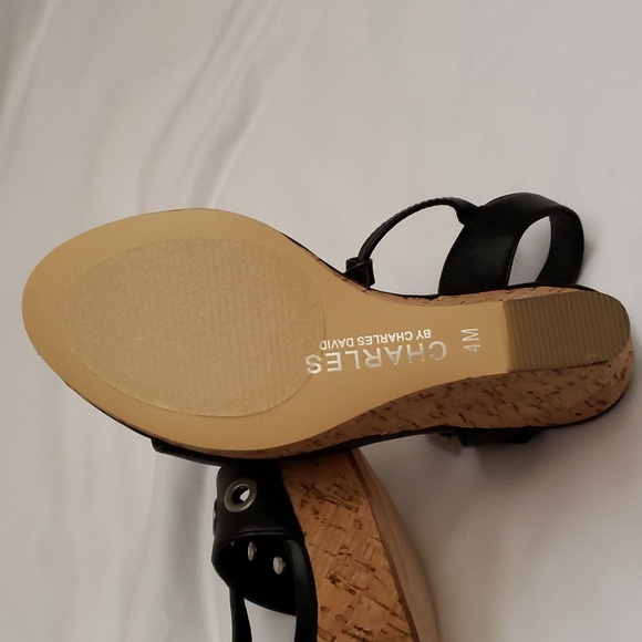 Charles David Black Sandals - Picture 3 of 4
